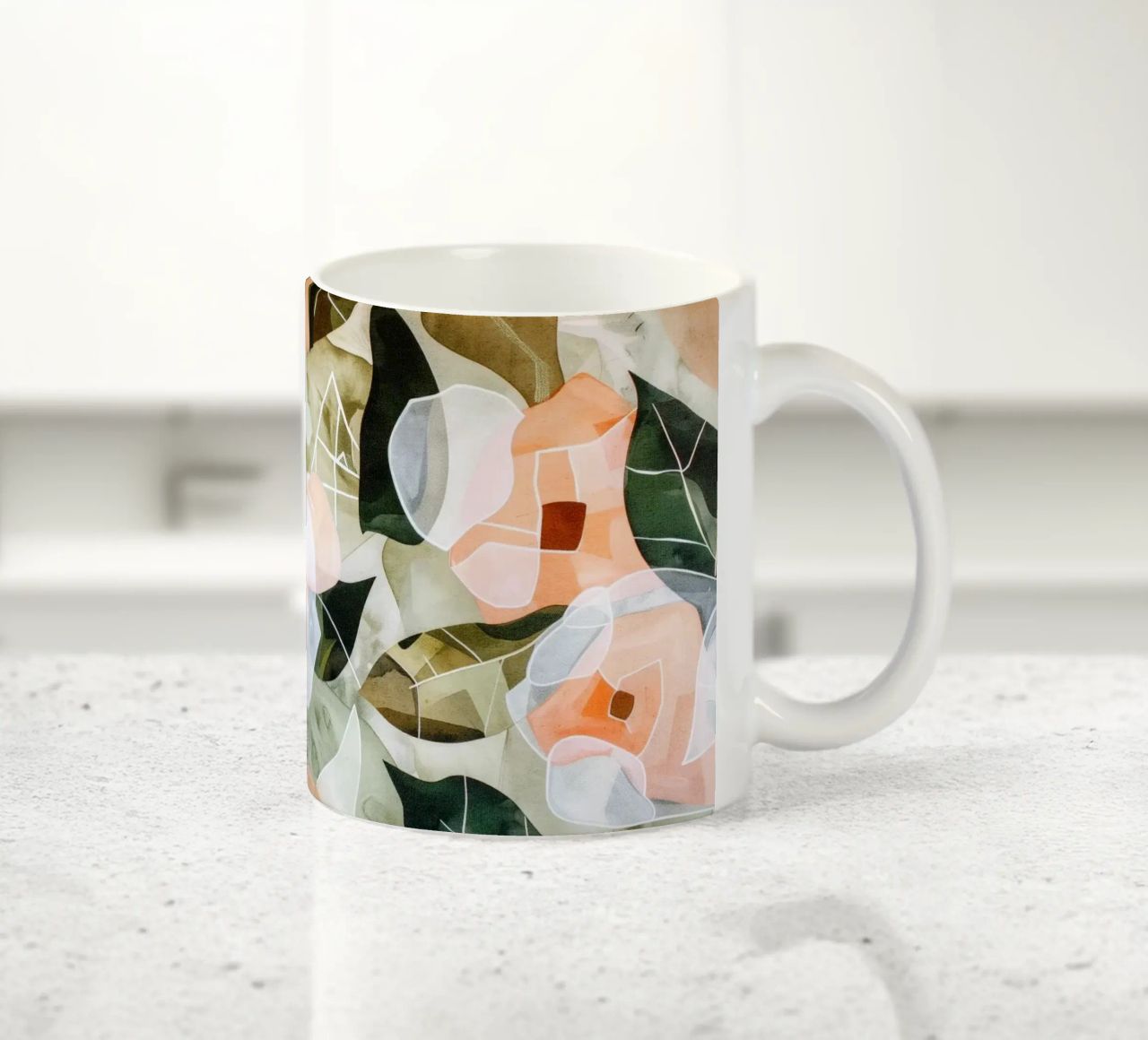 Flower Pattern No 3 tazza in ceramica da treechild