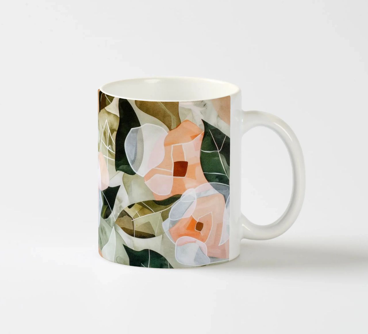 Flower Pattern No 3 tazza in ceramica da treechild