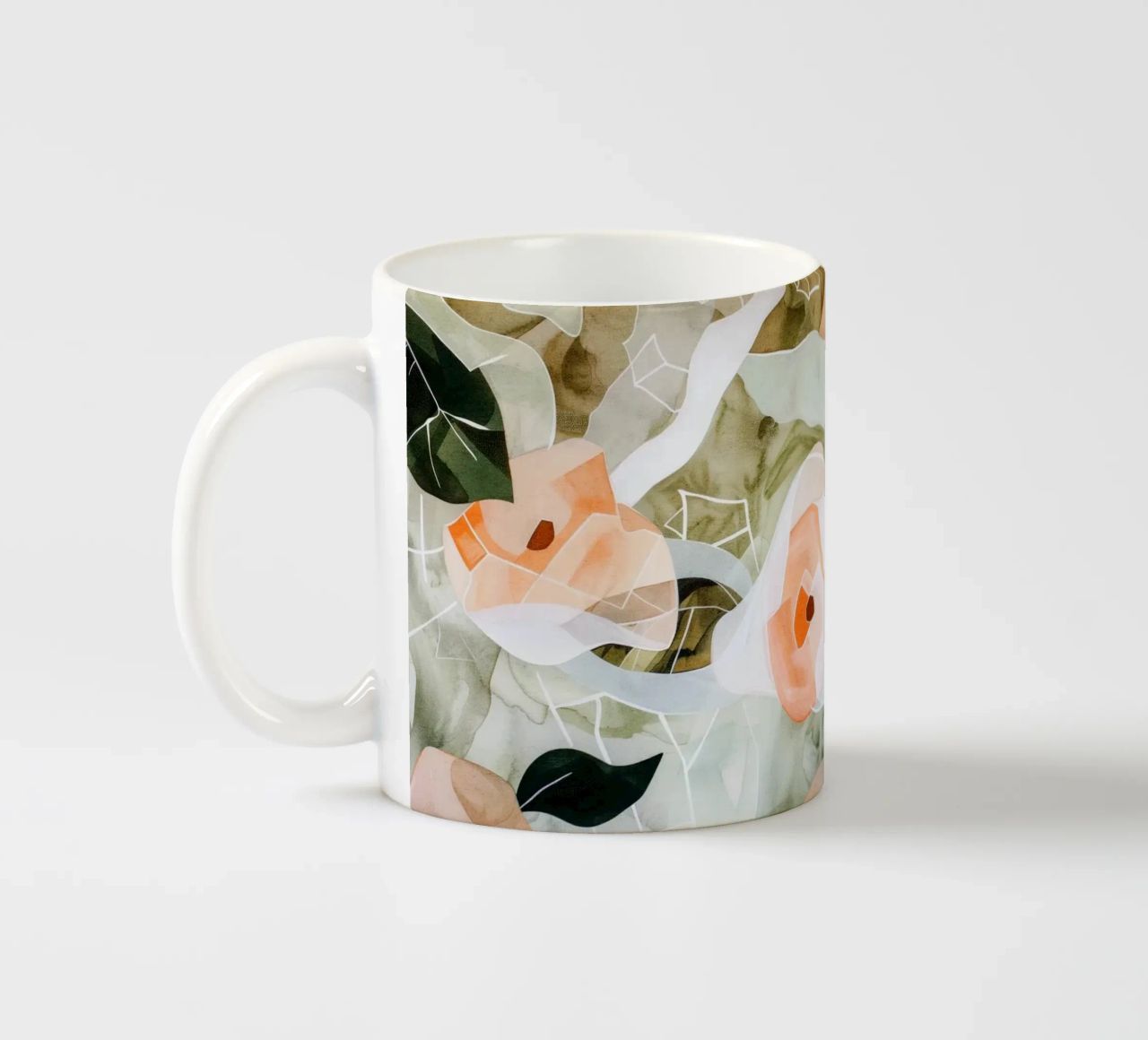 Flower Pattern No 3 tazza in ceramica da treechild