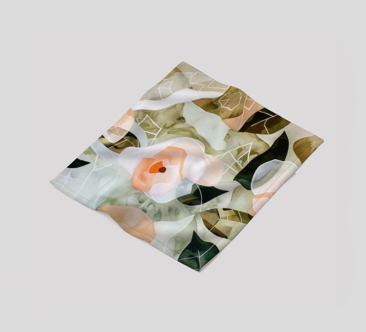 Flower Pattern No 3 coperta in pile da treechild