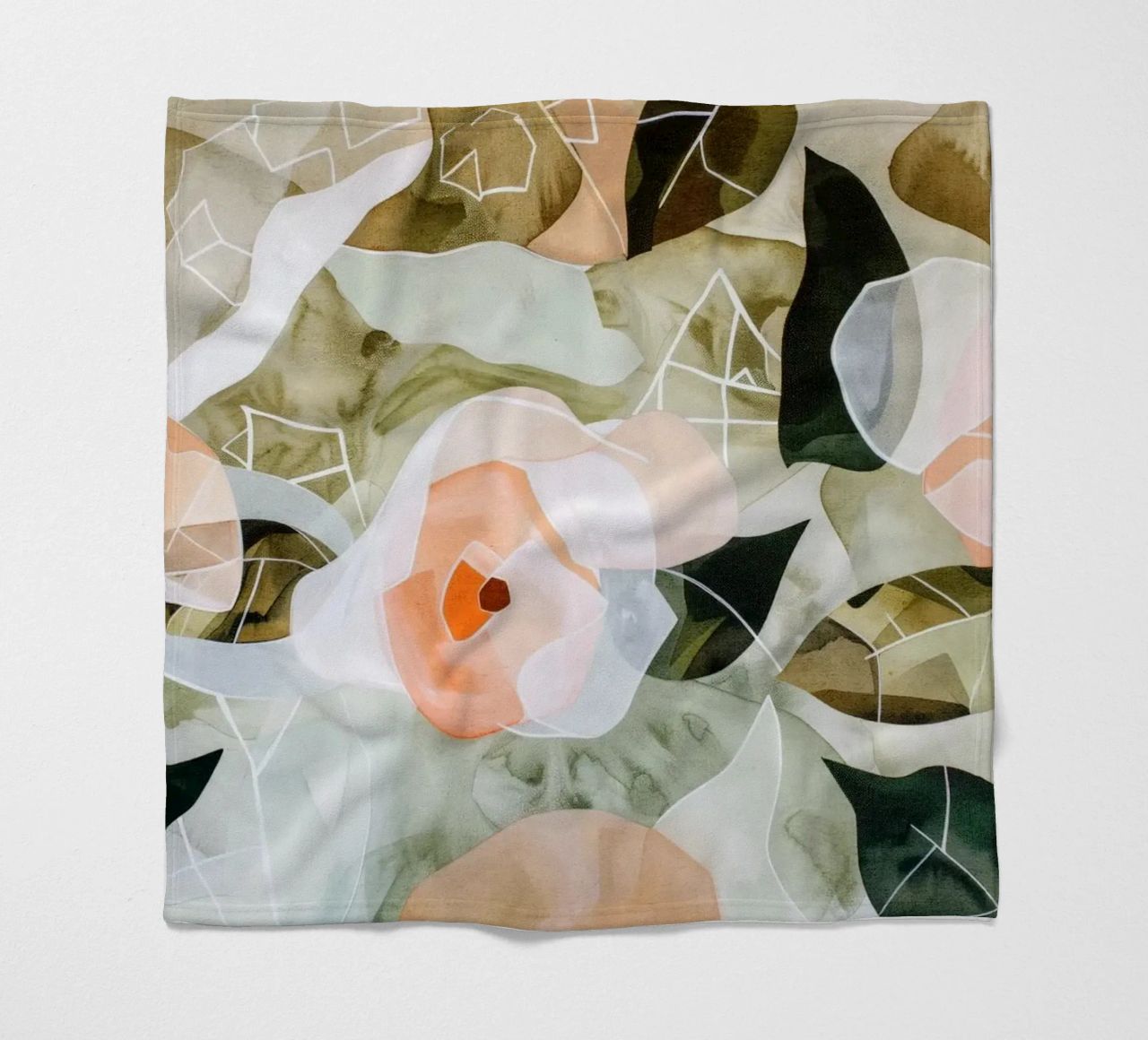 Flower Pattern No 3 coperta in pile da treechild