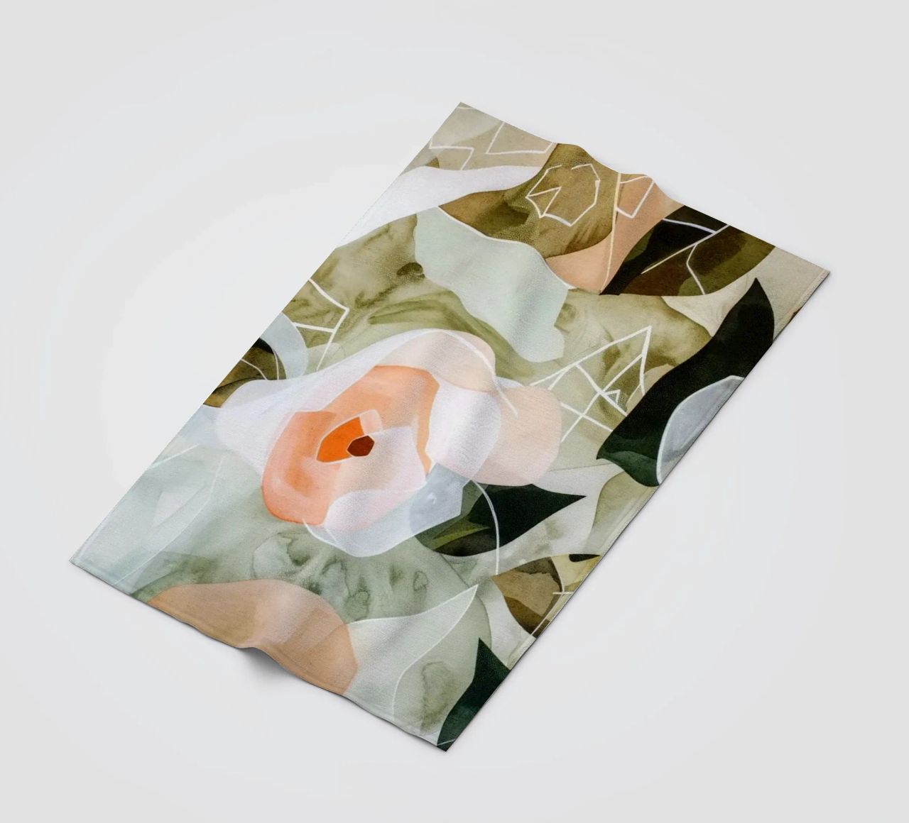 Flower Pattern No 3 coperta in pile da treechild