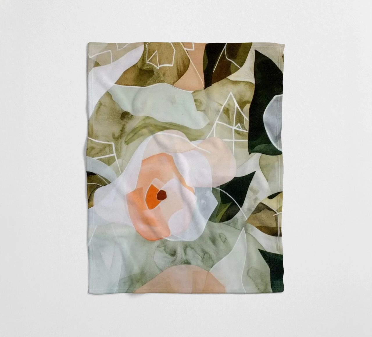 Flower Pattern No 3 coperta in pile da treechild