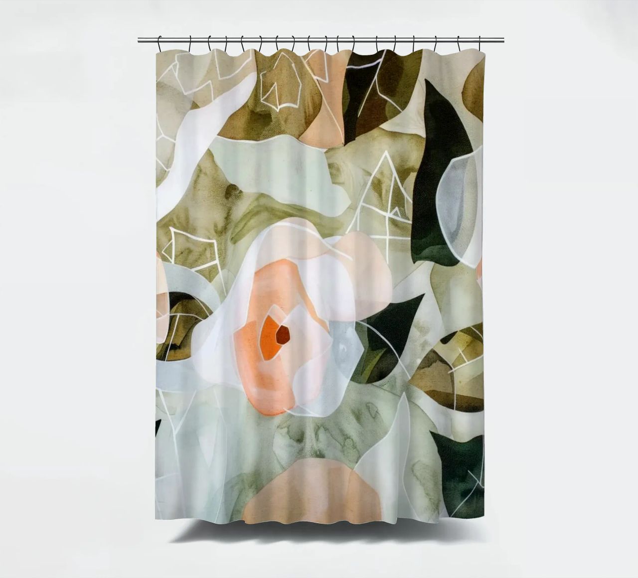 Flower Pattern No 3 Duschvorhang von treechild