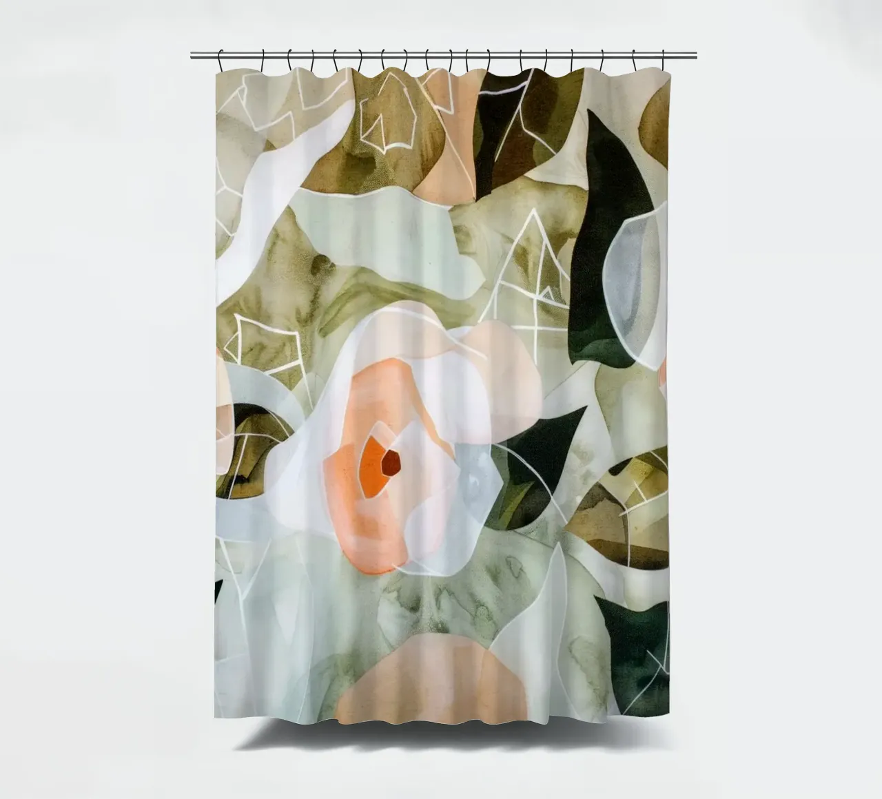 Flower Pattern No 3 tenda da doccia da treechild