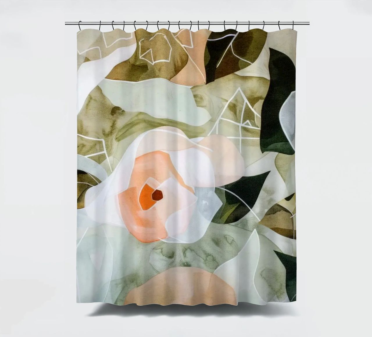 Flower Pattern No 3 Duschvorhang von treechild