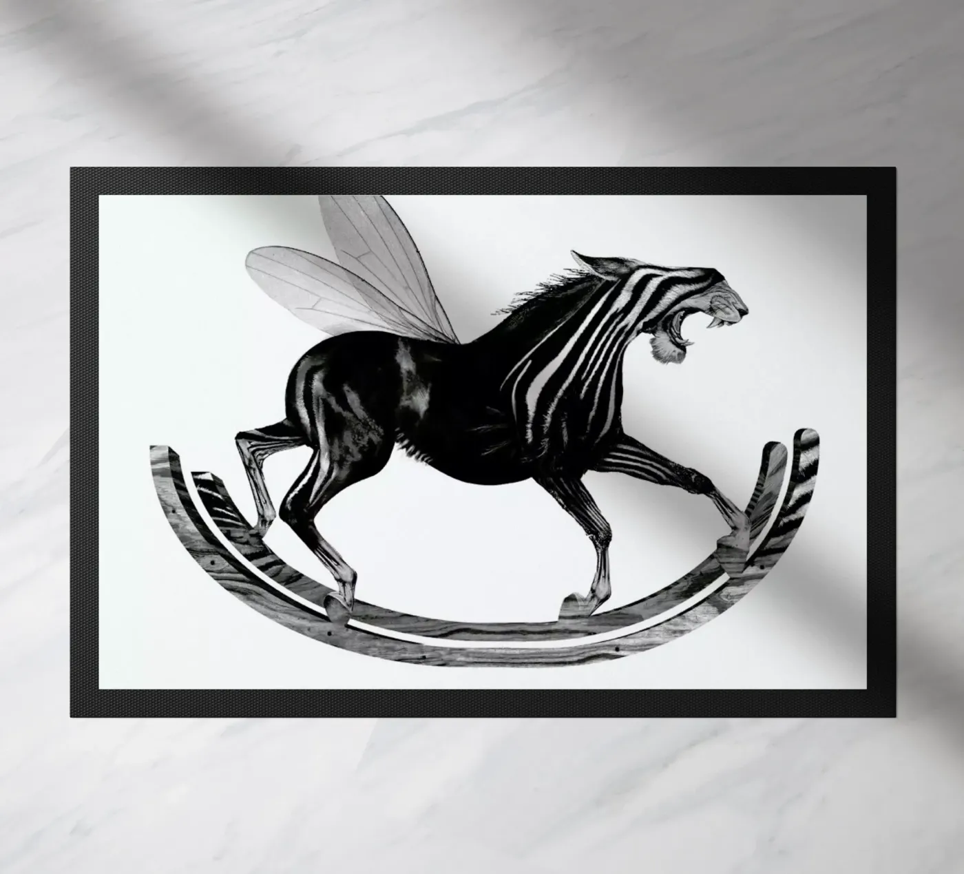 Schaukelpferd doormat by Birgit Palma