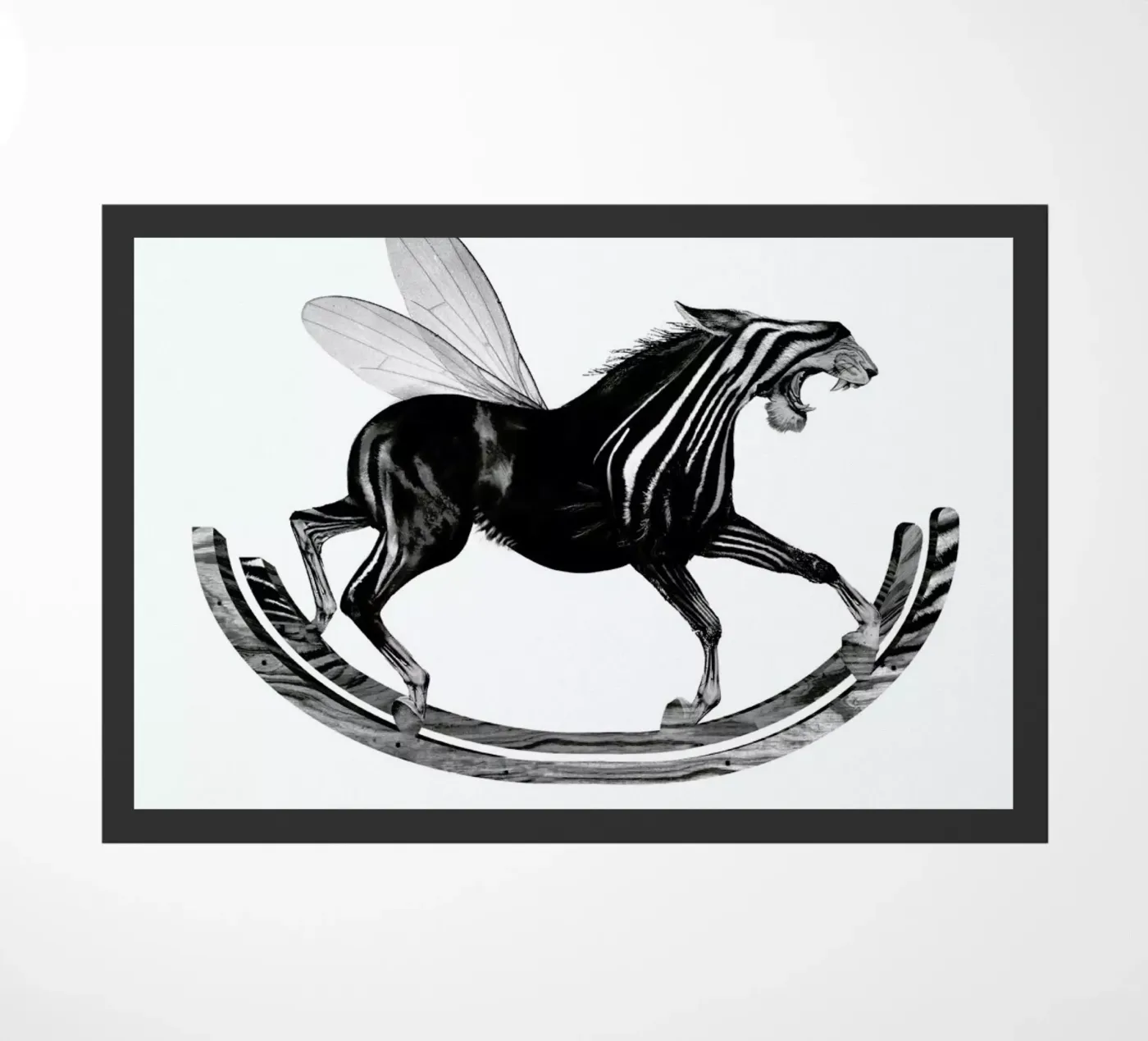 Schaukelpferd doormat by Birgit Palma