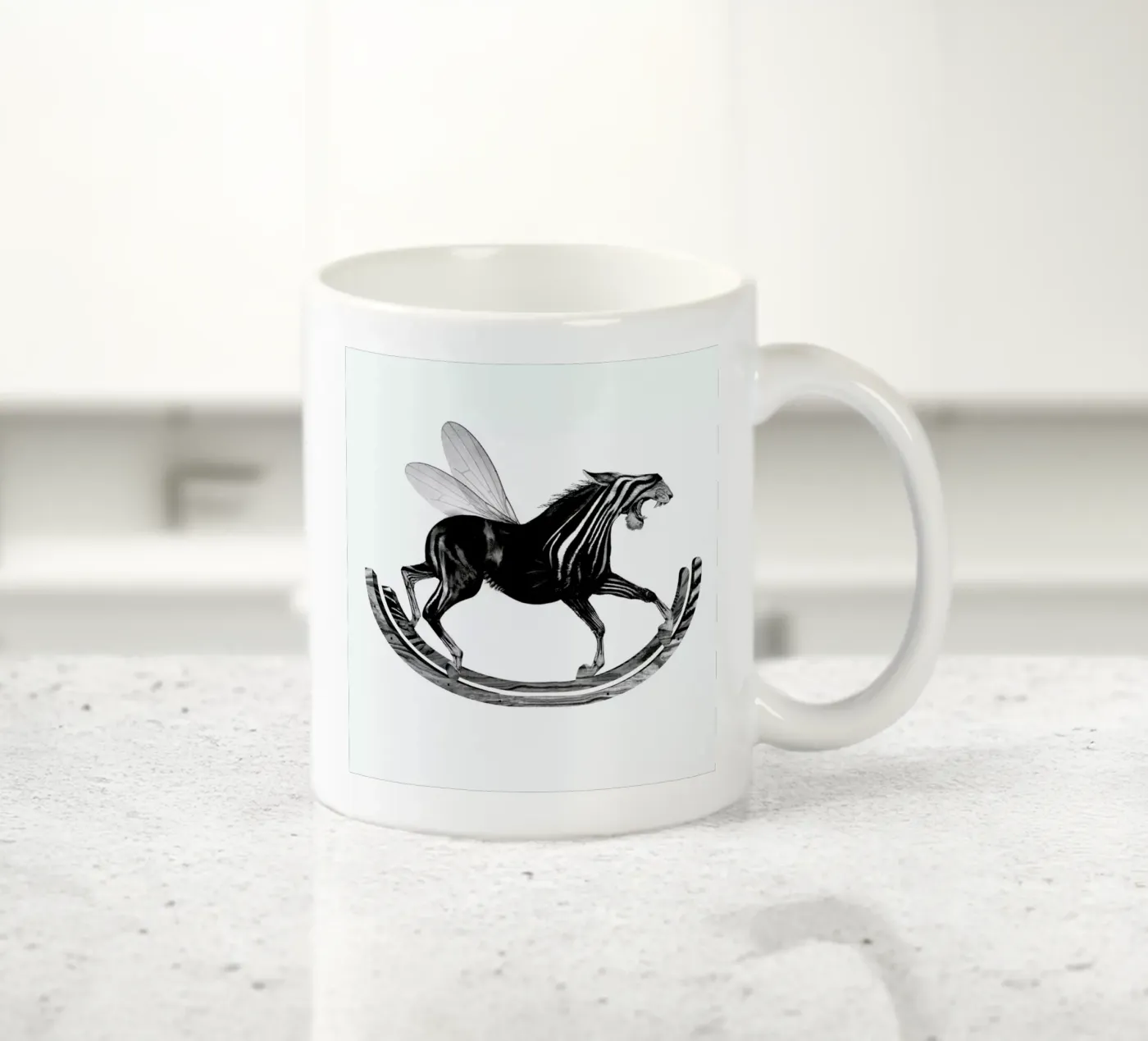 Schaukelpferd ceramic mug by Birgit Palma