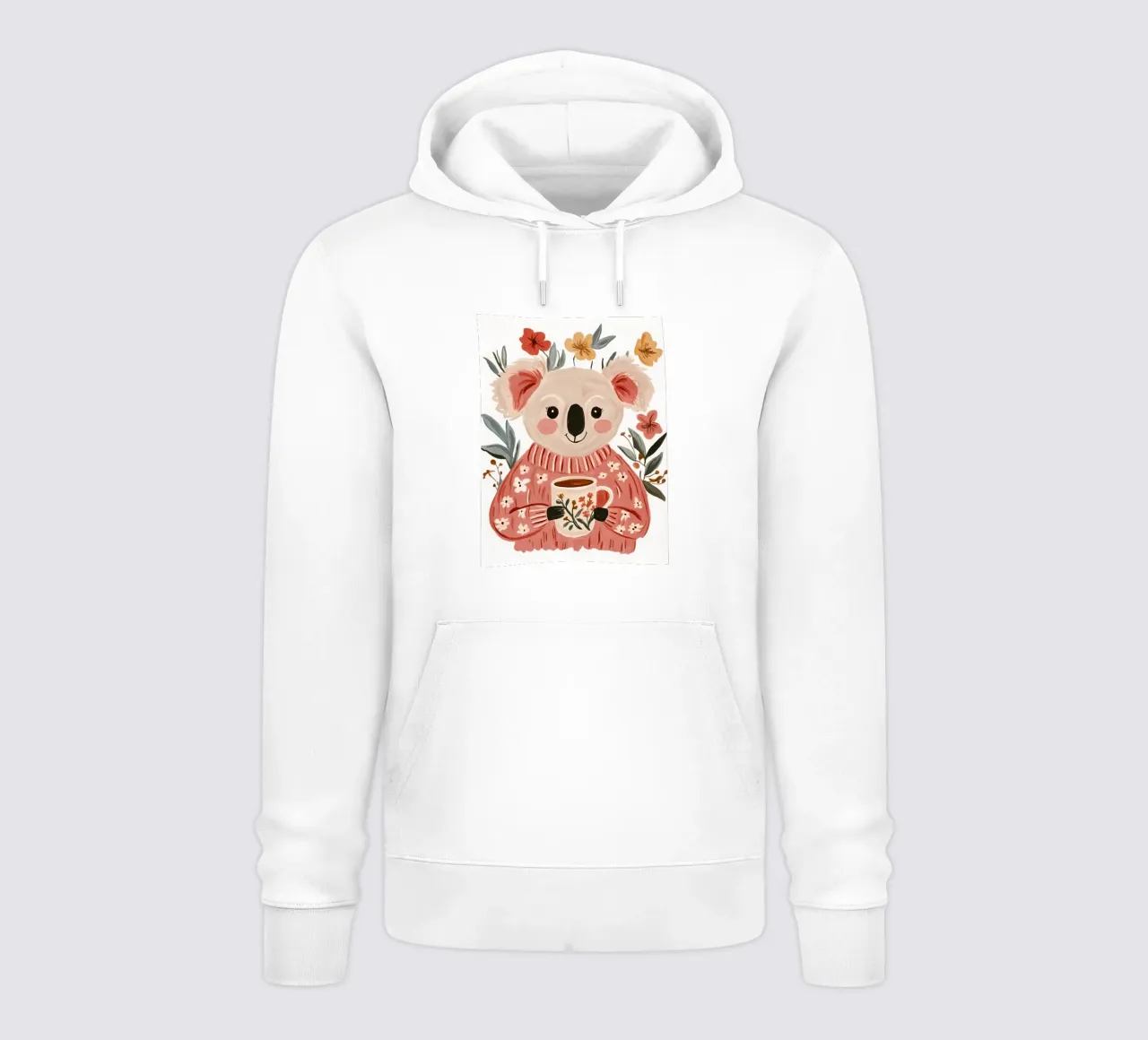 Simpatico Koala con tazza felpa con cappuccio da IamHomeStudio