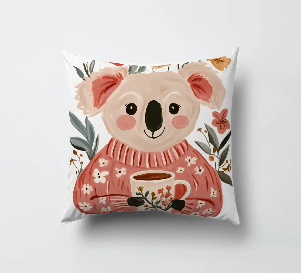 Simpatico Koala con tazza cuscino da IamHomeStudio