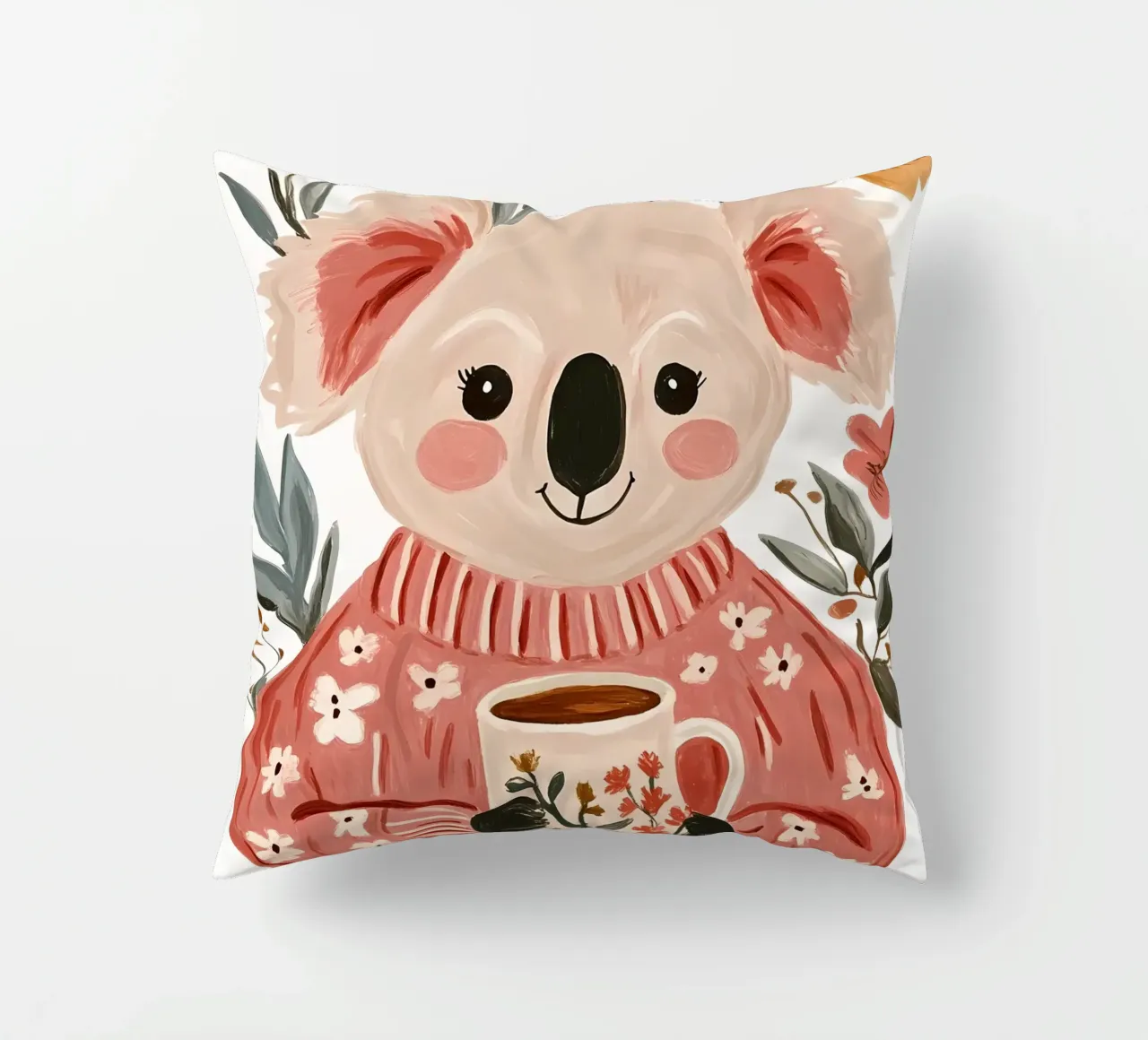 Simpatico Koala con tazza cuscino da IamHomeStudio