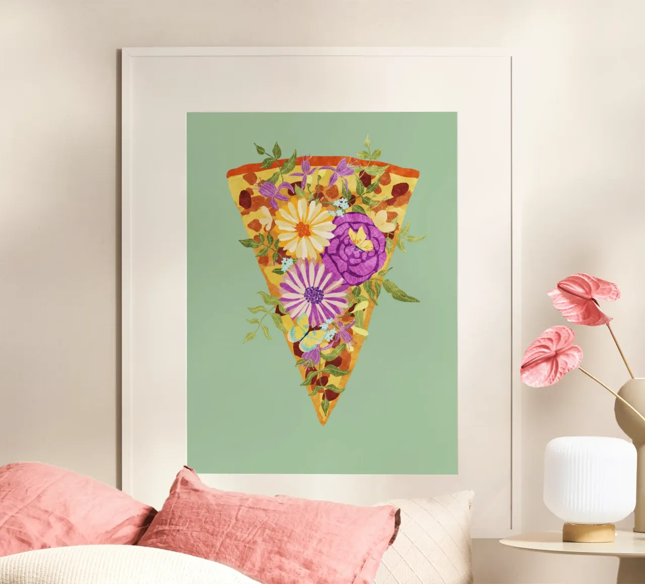 I love Pizza carta hahnemühle da Illustration Raissa Oltmanns