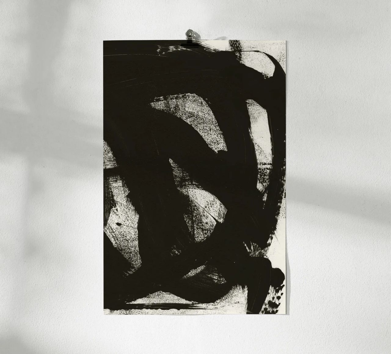 Abstract Brush Strokes 178 Poster von Mareike Böhmer