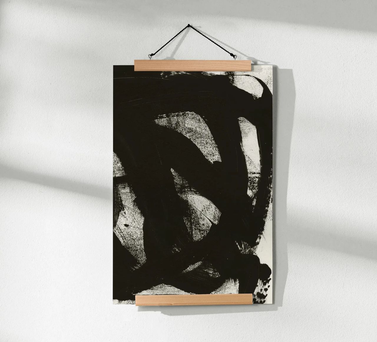 Abstract Brush Strokes 178 Poster von Mareike Böhmer