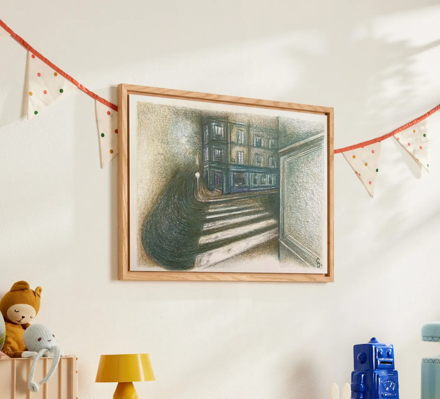 Paris 11 acryl van Cécile Jeanne