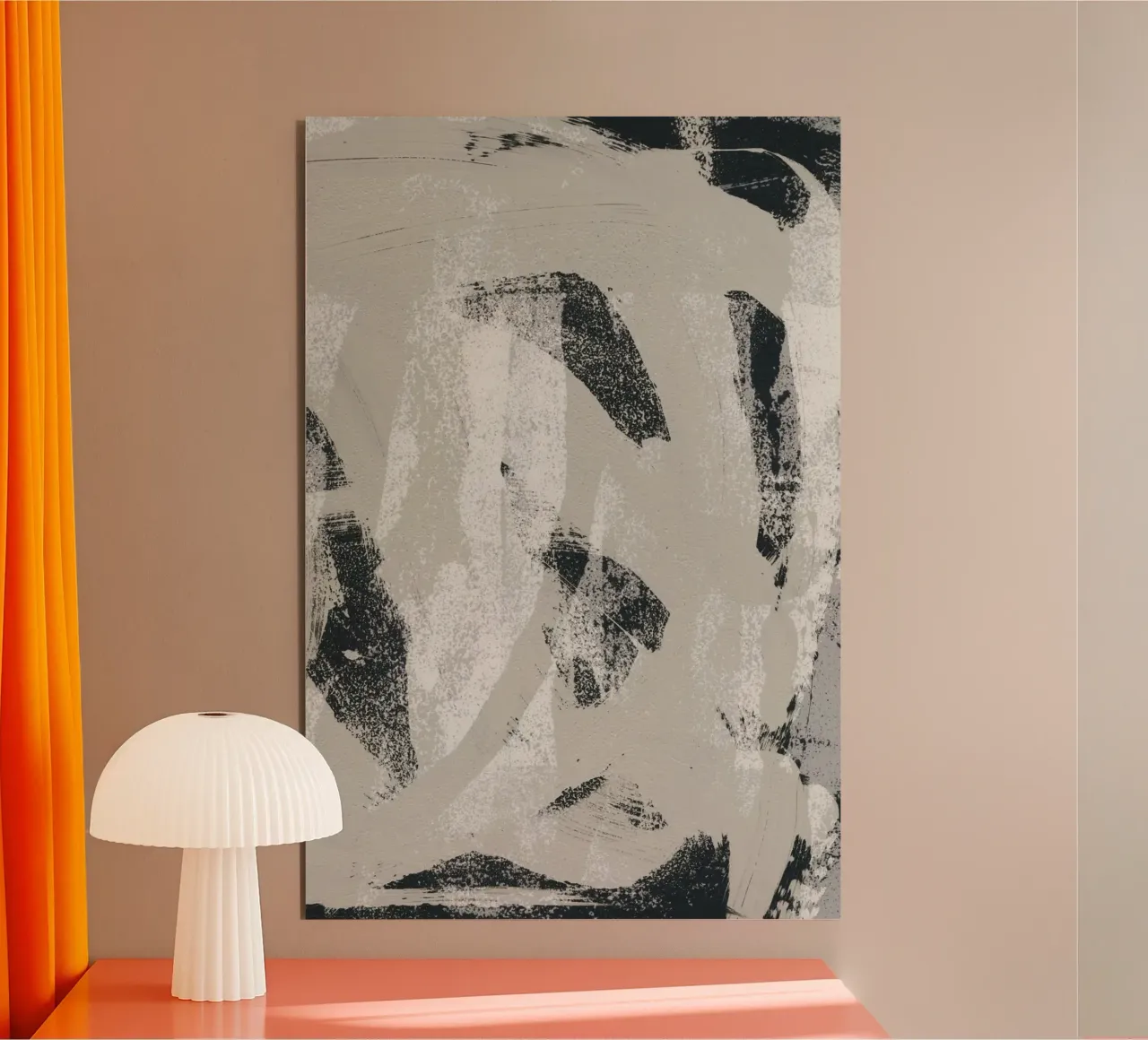 Abstract Brush Strokes 178X alluminio dibond da Mareike Böhmer