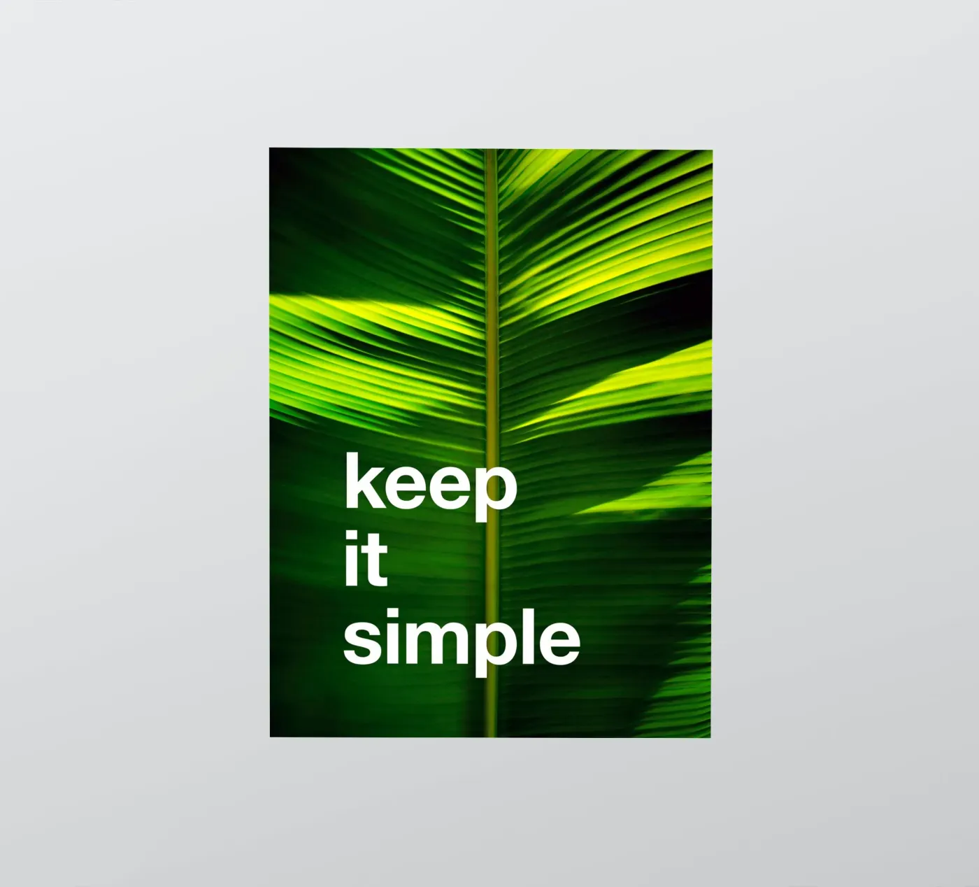 Keep it simple sticker by Angel Heart