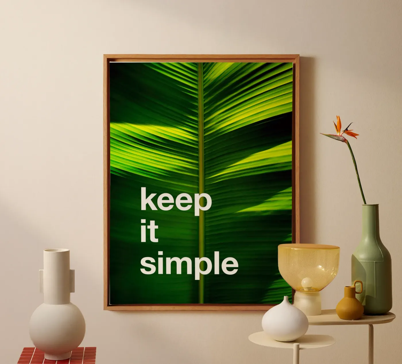 Keep it simple canvas by Angel Heart