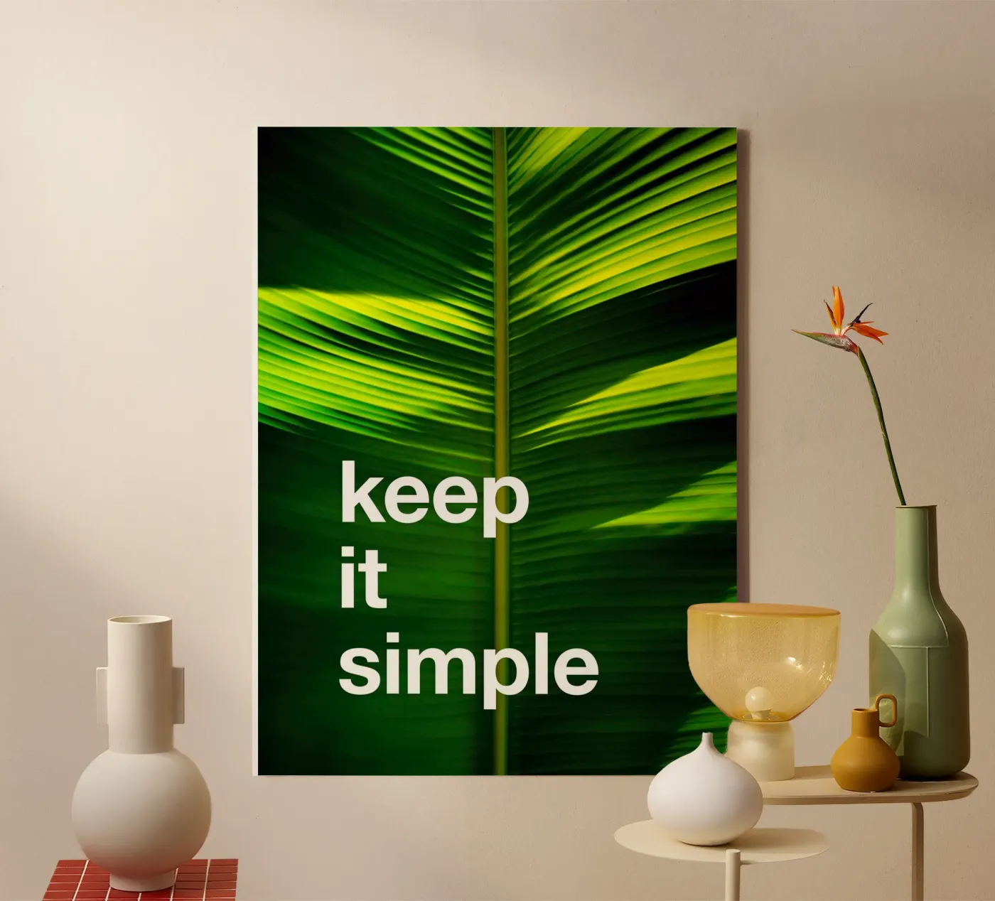Keep it simple canvas by Angel Heart
