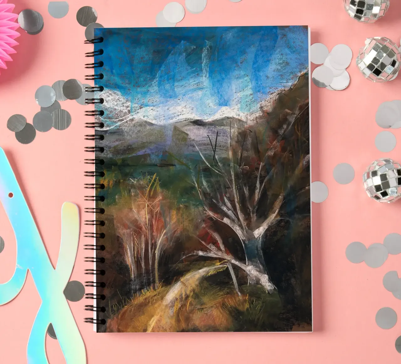 dreaming of patagonia spiral notebook by Stoian Hitrov
