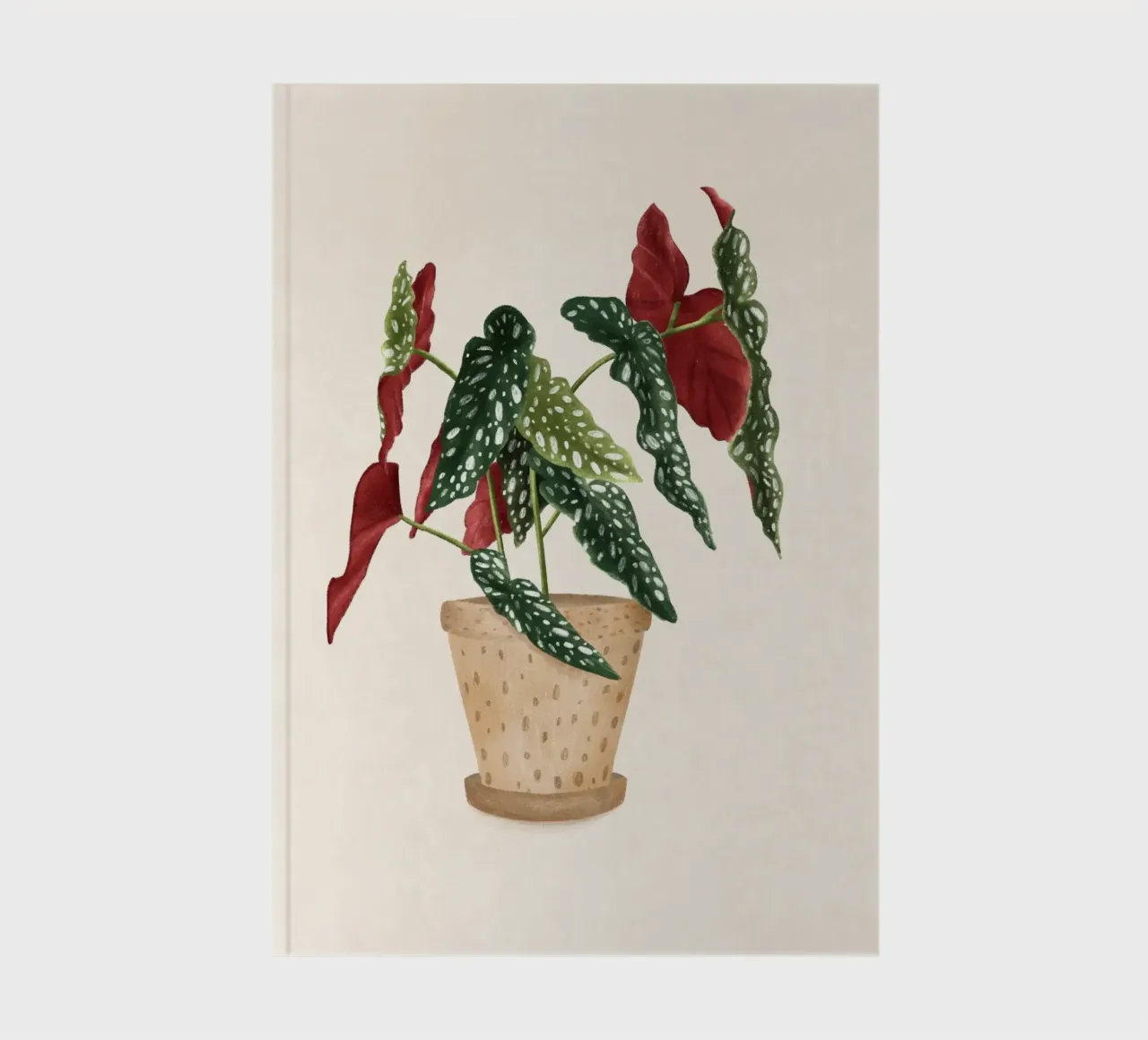 Monika Szczerbinska - Begonia Magulata notebook by The Artcircle