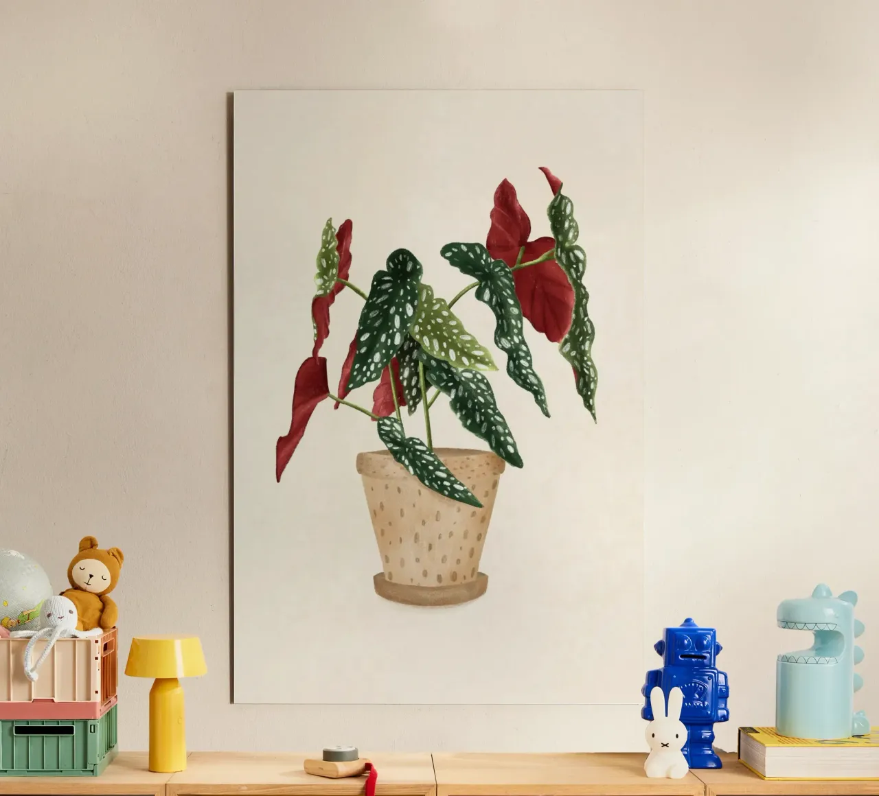Monika Szczerbinska - Begonia Magulata alluminio dibond da The Artcircle