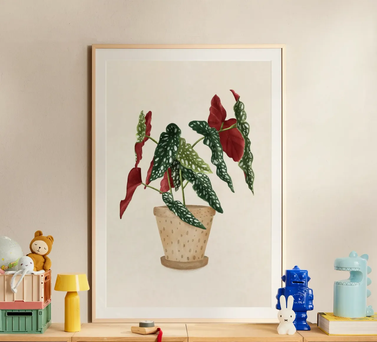 Monika Szczerbinska - Begonia Magulata carta hahnemühle da The Artcircle