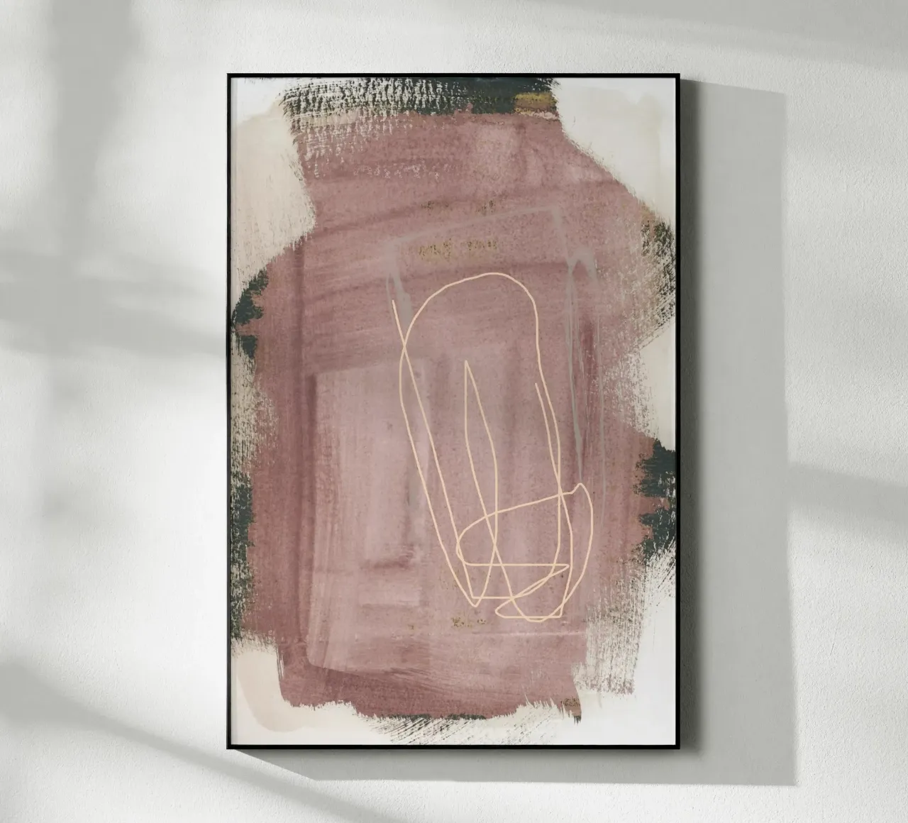 Abstract Brush Strokes 183 plexiglass da Mareike Böhmer