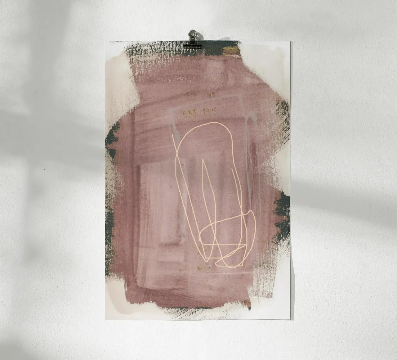 Abstract Brush Strokes 183 carta hahnemühle da Mareike Böhmer