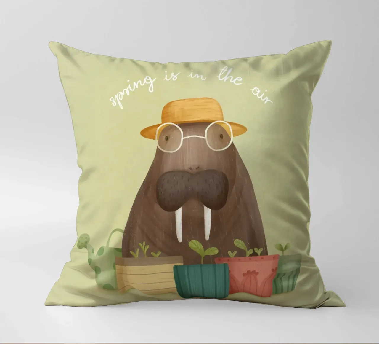 Monika Szczerbinska - Frühling liegt in der Luft cuscino da The Artcircle