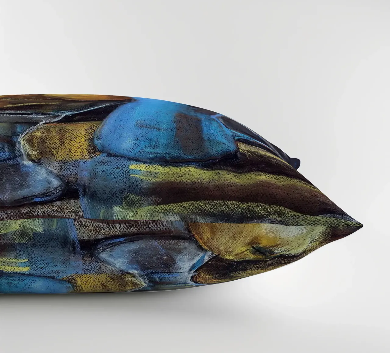 Cobalt and Citrus cuscino da Stoian Hitrov