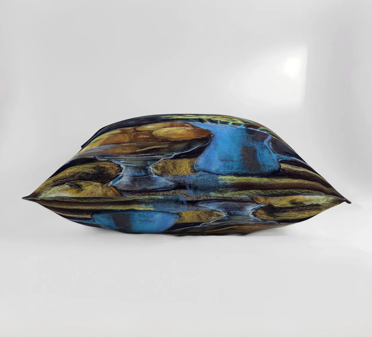 Cobalt and Citrus cuscino da Stoian Hitrov