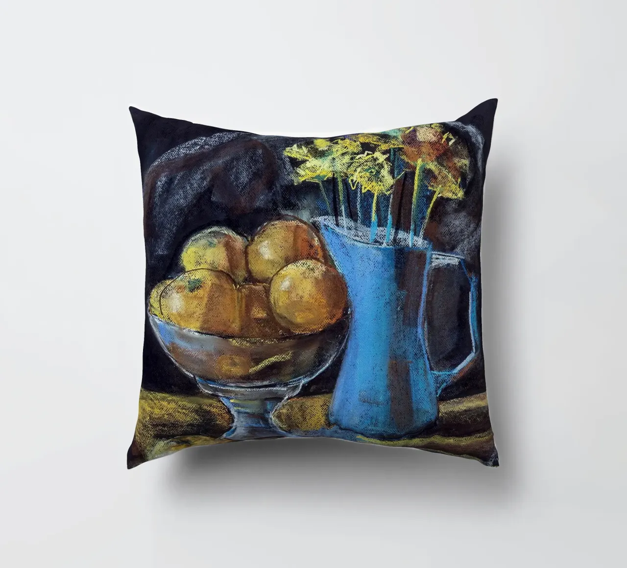 Cobalt and Citrus cuscino da Stoian Hitrov