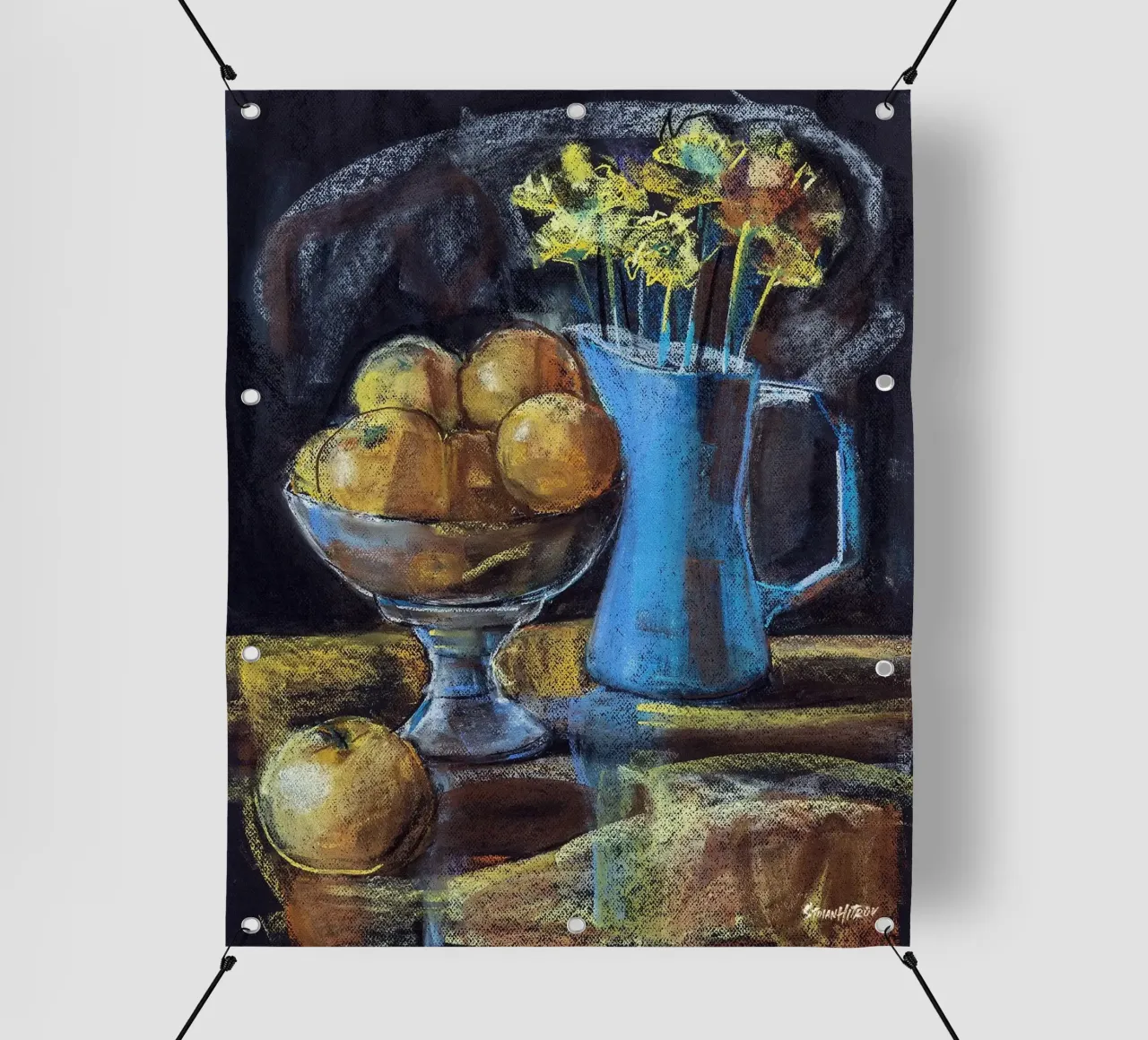 Cobalt and Citrus telo in pvc da Stoian Hitrov