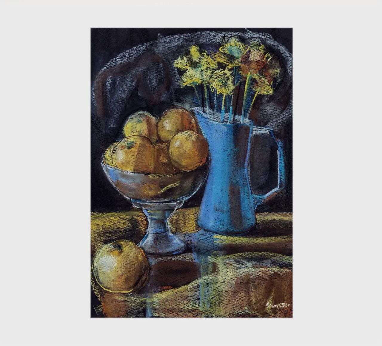 Cobalt and Citrus notebook by Stoian Hitrov