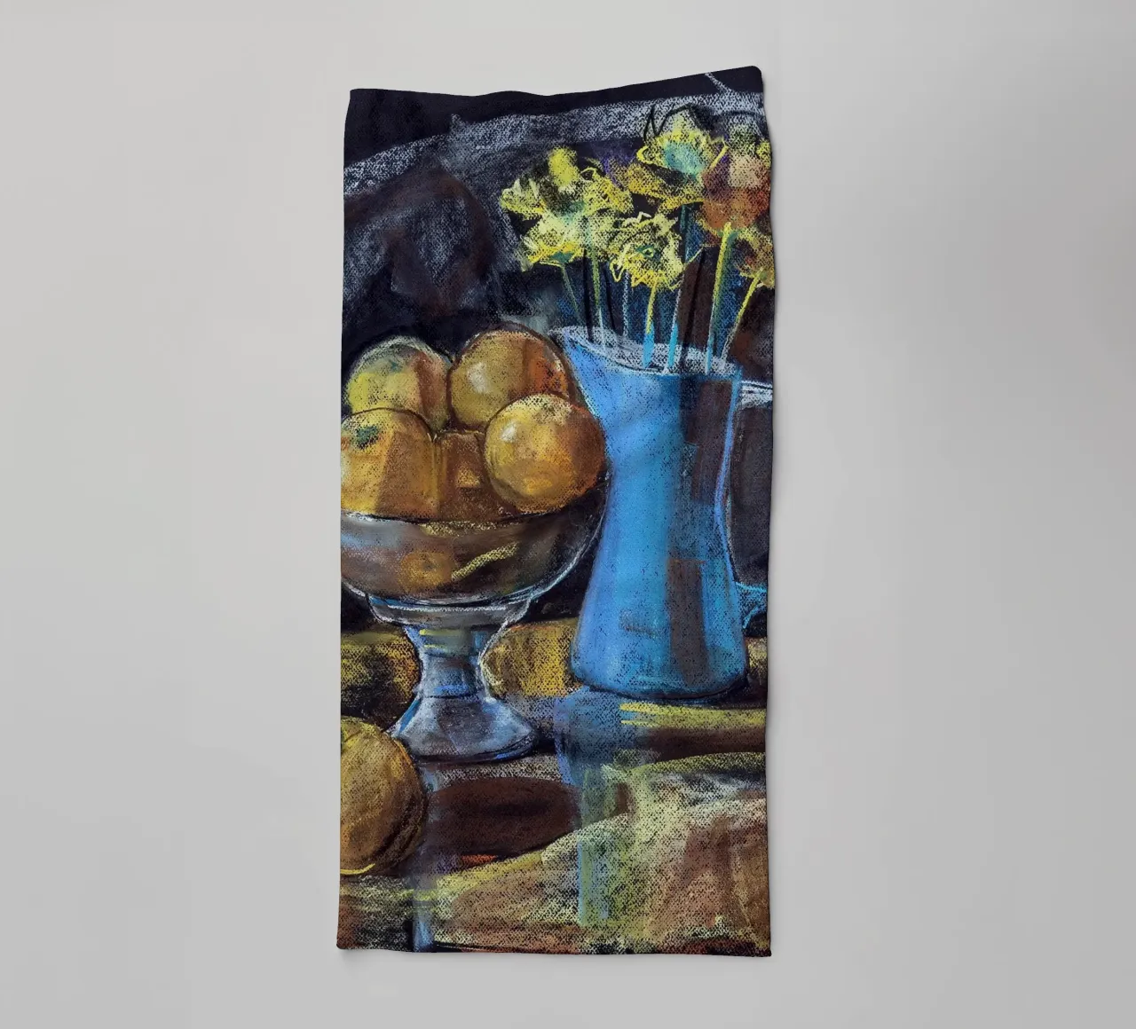 Cobalt and Citrus asciugamano da bagno da Stoian Hitrov