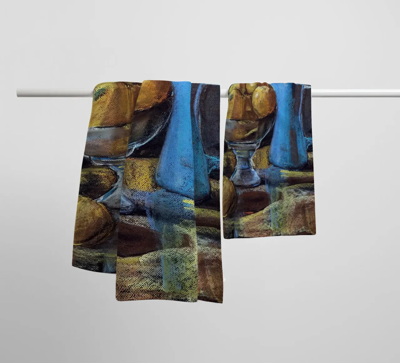 Cobalt and Citrus asciugamano da bagno da Stoian Hitrov