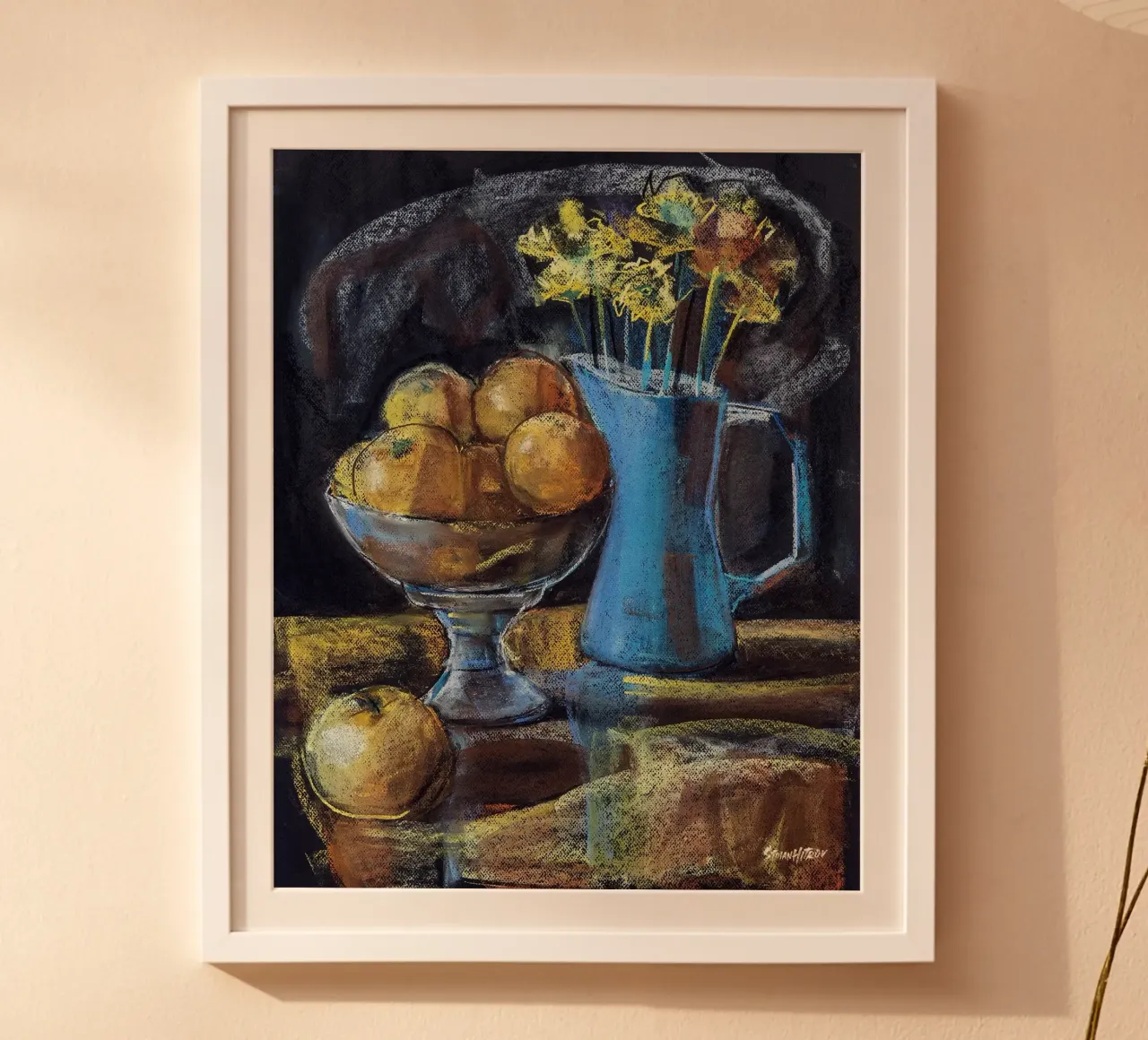 Cobalt and Citrus carta hahnemühle da Stoian Hitrov