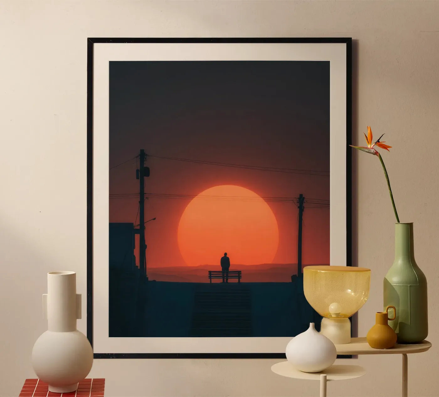Sunset Poster von Art Unleashed II