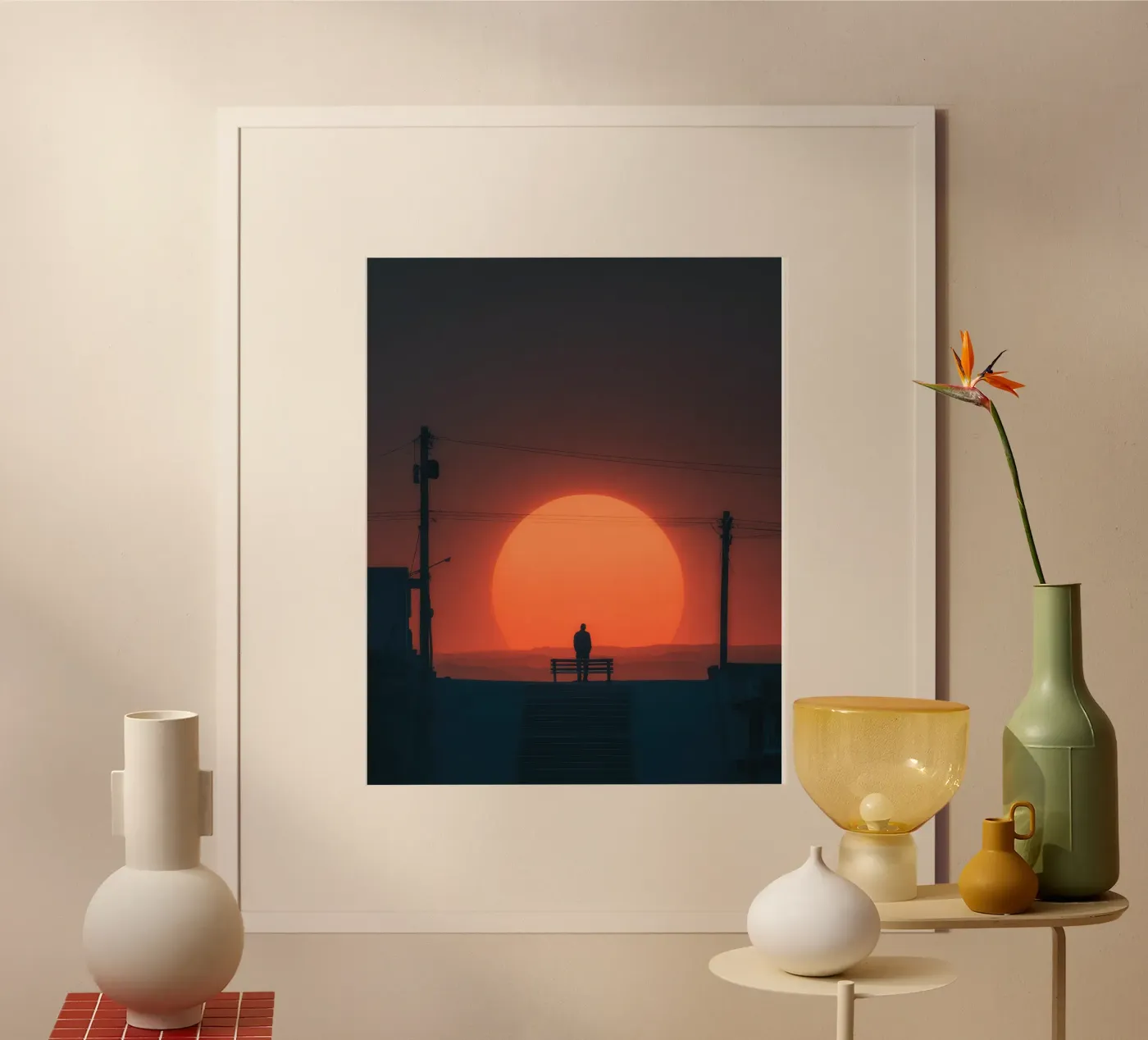 Sunset Poster von Art Unleashed II