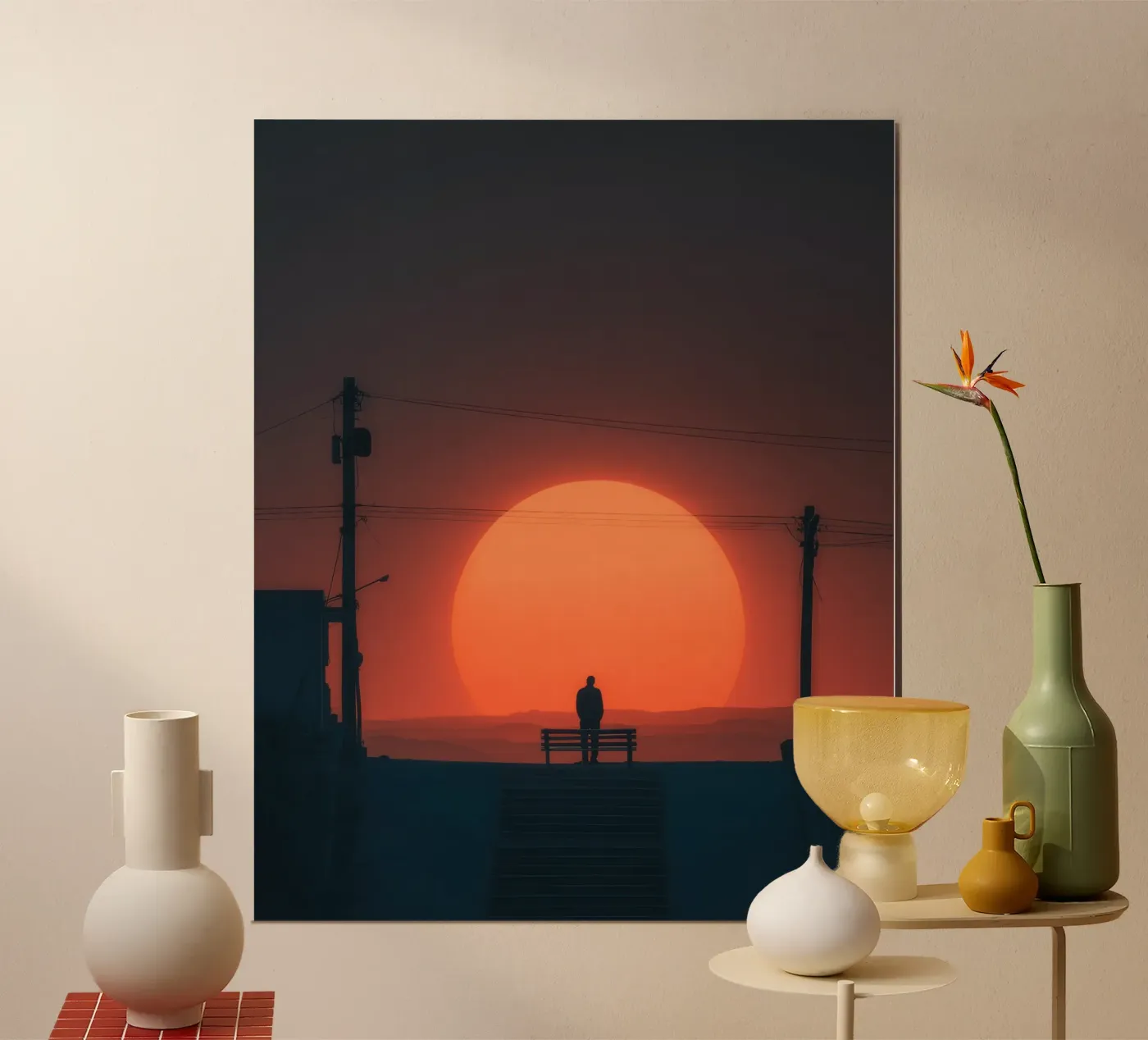 Sunset Poster von Art Unleashed II