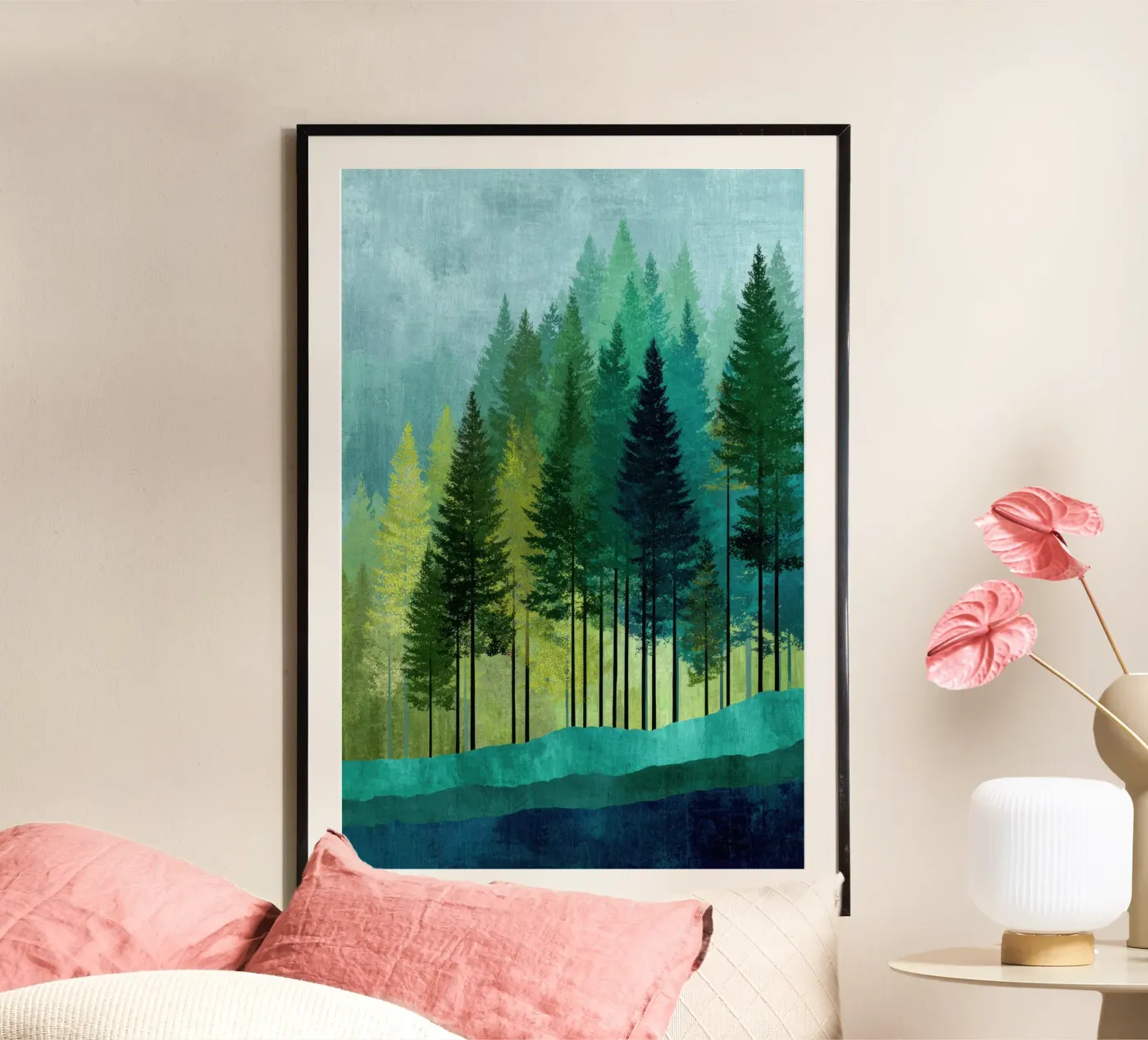 Emerald Poster von Art Unleashed II