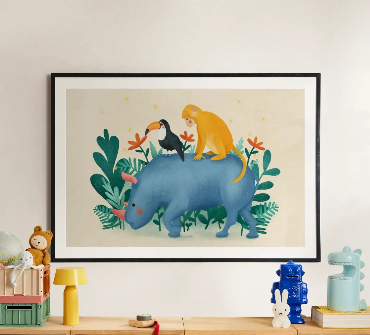 Monika Szczerbinska - Dschungelfreunde poster da The Artcircle