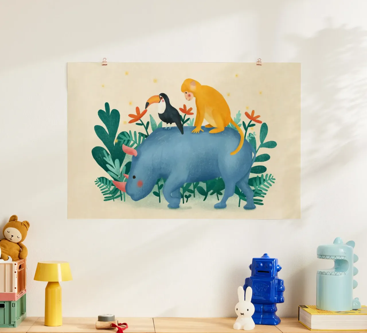 Monika Szczerbinska - Dschungelfreunde poster da The Artcircle