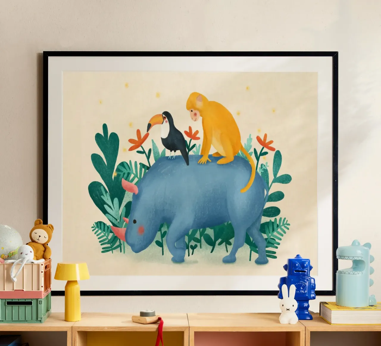 Monika Szczerbinska - Dschungelfreunde poster da The Artcircle