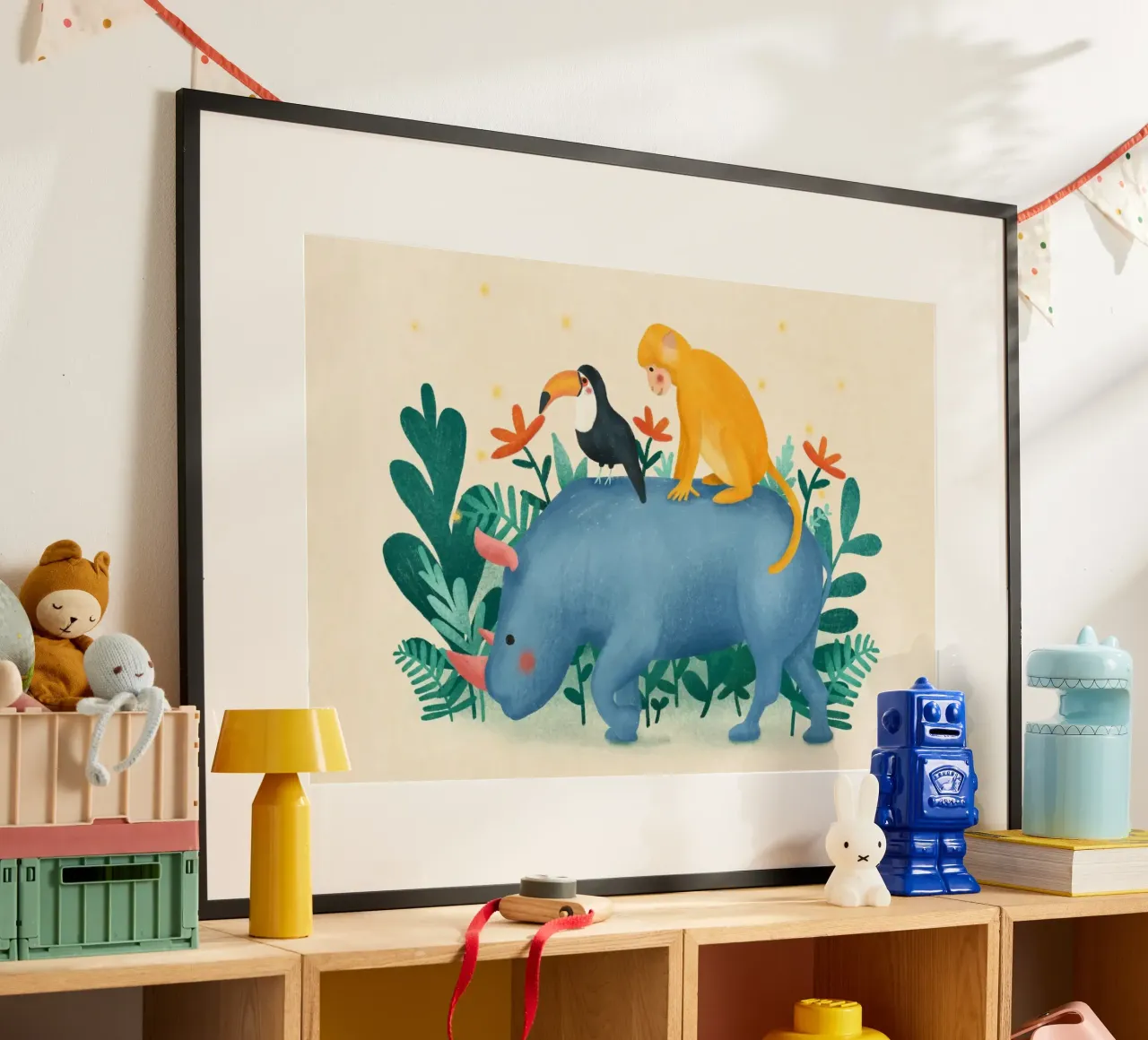 Monika Szczerbinska - Dschungelfreunde poster da The Artcircle