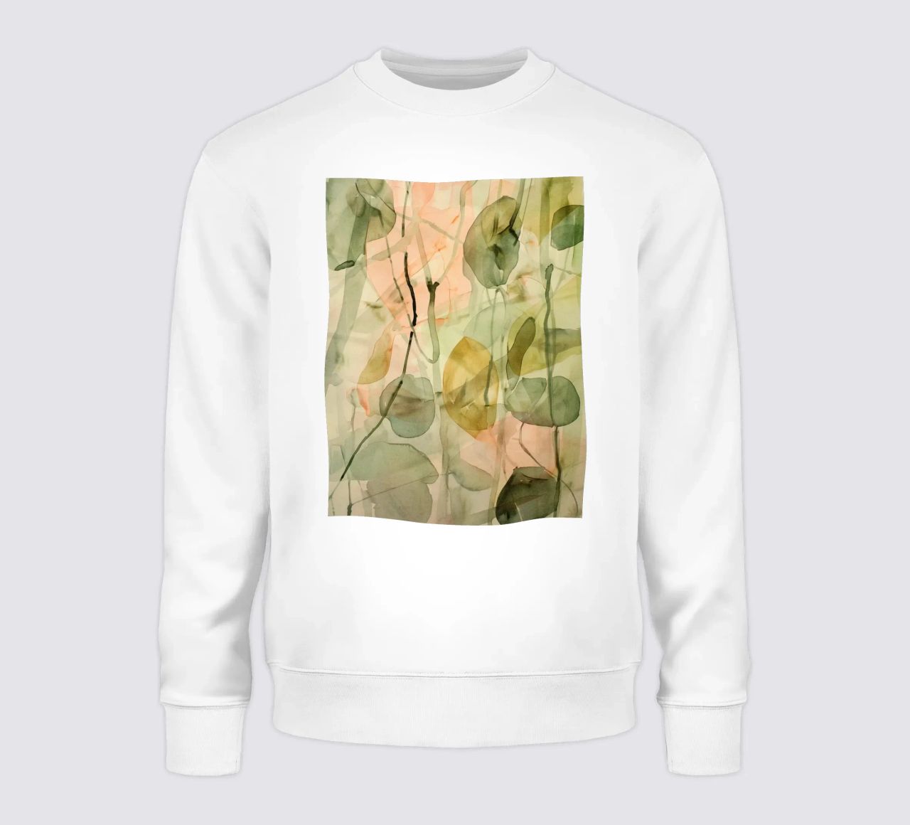 Pastel Green Pattern felpa da treechild