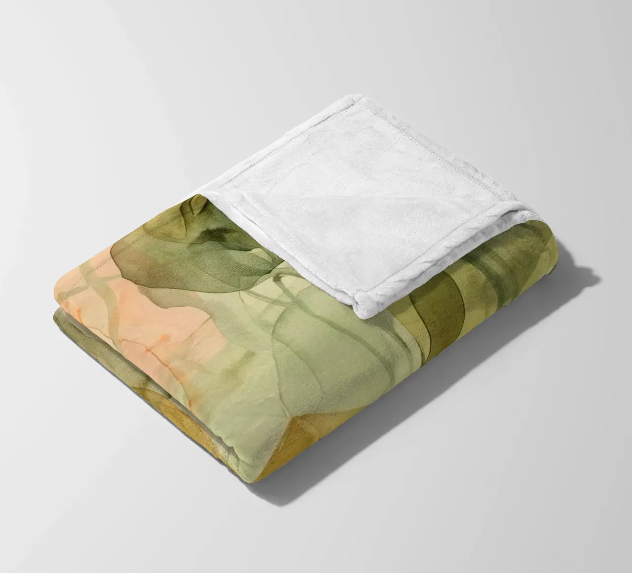 Pastel Green Pattern coperta in pile da treechild
