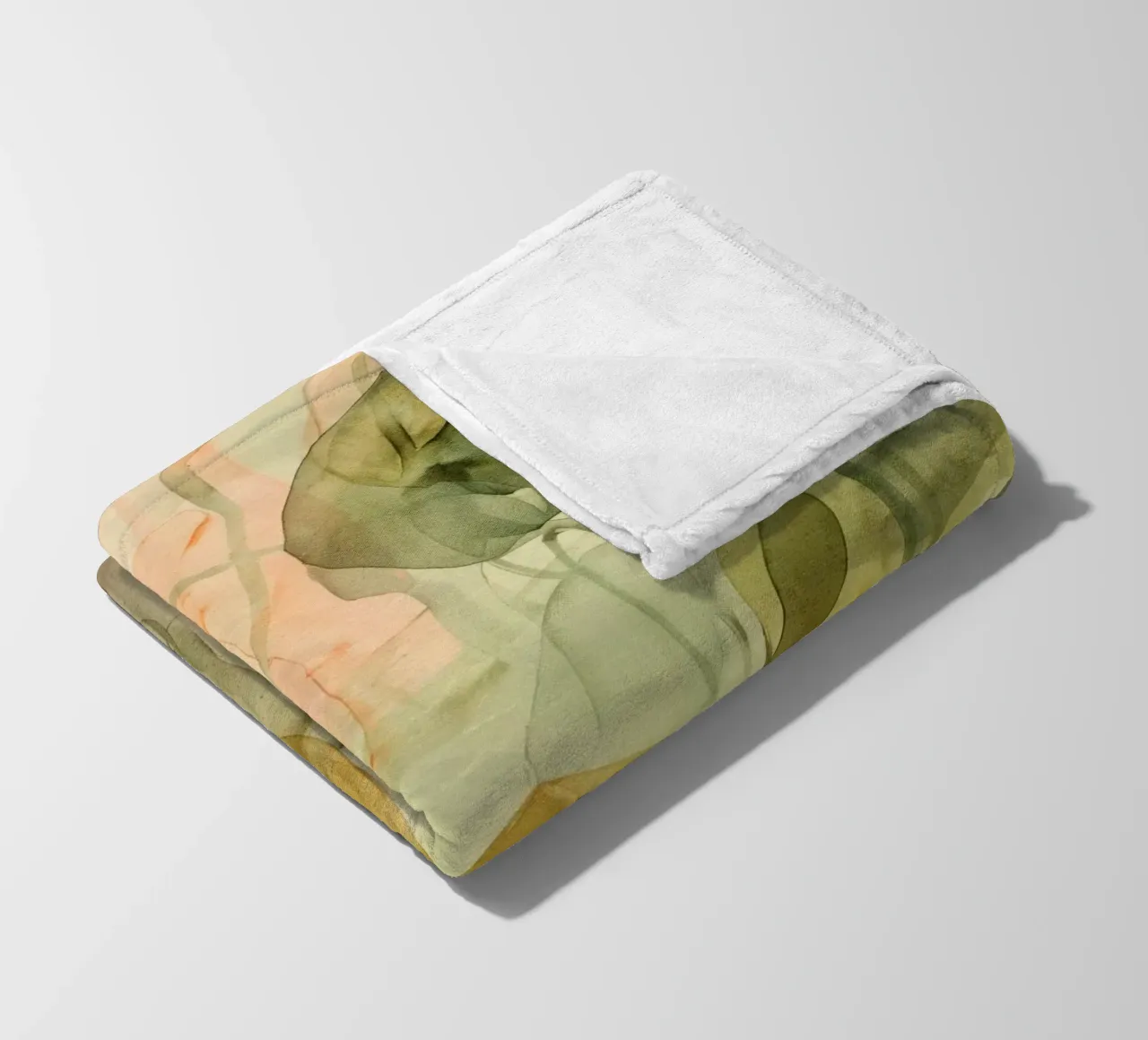 Pastel Green Pattern coperta in pile da treechild